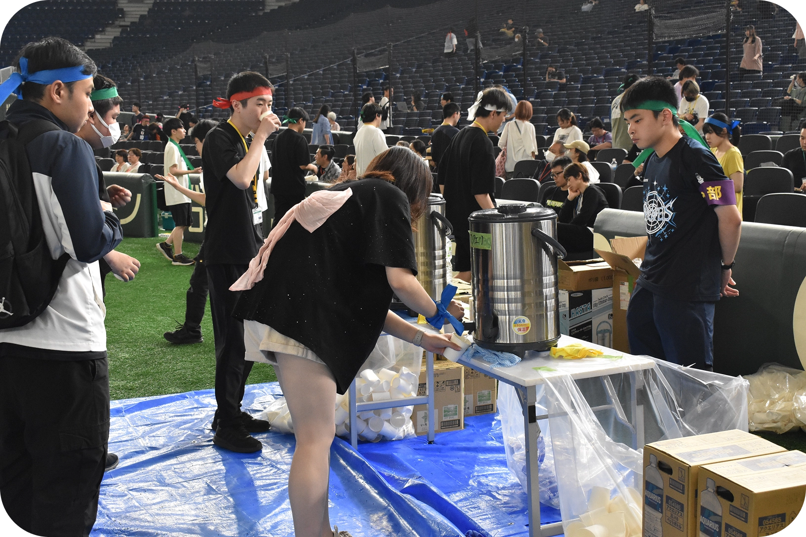 ２８回のスポーツフェスティバルの東京ドームの雰囲気